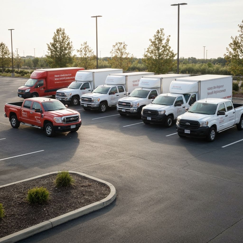 Fleet of commercial vehicles