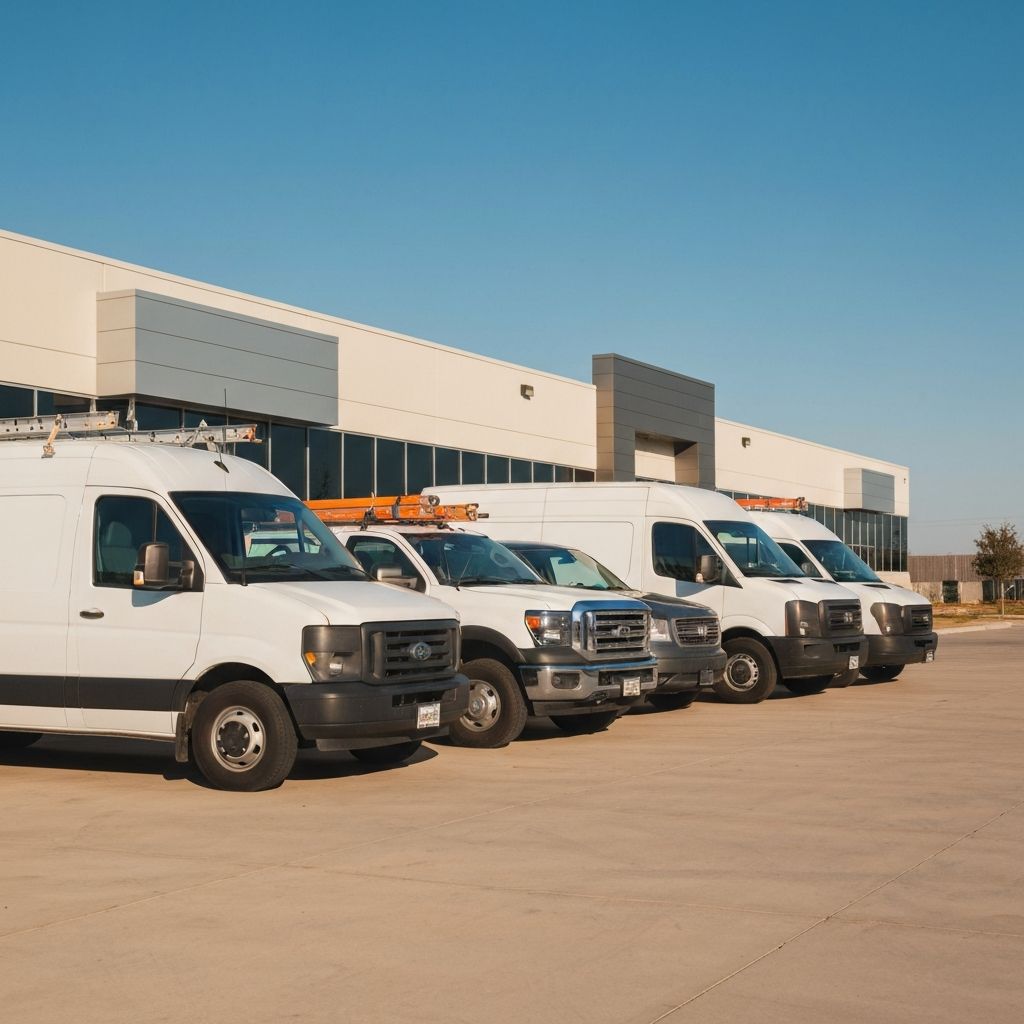 Commercial fleet vehicles for business insurance